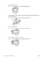 Page 2084.Open the stapler-unit door.
Figure 12-37   Clear booklet jams in the multifunction finisher (4 of 7)
5.Turn the bottom green knob clockwise to advance the jammed paper through the folding rollers
and into the booklet bin.
Figure 12-38   Clear booklet jams in the multifunction finisher (5 of 7)
6.Close the stapler-unit door.
Figure 12-39   Clear booklet jams in the multifunction finisher (6 of 7)
7.Push the multifunction finisher back into place.
Figure 12-40   Clear booklet jams in the multifunction...