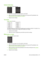 Page 229Vertical white lines  
Figure 12-83  Vertical white lines
1.Print a few more pages to see if the problem corrects itself.
2. Make sure that the type and quality of the media you are using meet HP specifications. See
Supported paper and print media sizes on page 77.
3. Replace the print cartridge.
Tire tracks
Figure 12-84   Tire tracks
A
A
A
A
AB
B B
B
B C
C C
C
Ca
a
a
a
ac
c
c
c
cb
b
b b
bA
A
A
A
AB
B B
B
B C
C C
C
Ca
a
a
a
ac
c
c
c
cb
b
b b
b
This defect typically occurs when the print cartridge has far...