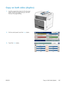 Page 189Copy on both sides (duplex)
1.Load the original documents into the document
feeder with the first page facing up, and with
the top of the page leading.  
2.
On the control panel, touch the  Copy button.  
3.Touch the  Sides button.  
ENWW Copy on both sides (duplex)
169
 