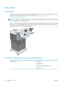 Page 210Set up fax
Introduction
The HP LaserJet Analog Fax Accessory 500 enables the HP multifunction product (MFP) to function as a
standalone analog fax machine. For more information, see 
www.hp.com/go/
ljanalogfaxaccessory500_manuals .
NOTE:In addition to the analog fax feature, the product also supports LAN and internet faxing. Only
one fax method can be enabled at a time.
NOTE: If the product came with the fax accessory inst alled, remove the fax connection cover, connect
the phone cord, and then perform...