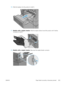 Page 31310.Slide the duplexer into the product to install it.
11.Models with a stapler/stacker : Slide the stapler/stacker toward the product until it latches
into place to install it.
12. Models with a stapler/stacker : Reconnect the stapler/stacker connector.
ENWW Paper feeds incorrectly or becomes jammed
293
 