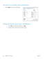 Page 142Get help for any printing option with Windows
1.Click the  Help button to open the online Help.  
Change the number of print copies with Windows
1.On the File  menu in the software program, click  Print.
2. Select the product, and then select the number of copies.
122 Chapter 8   Print tasks ENWW
 