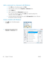 Page 162Add a watermark to a document with Windows
1.On the File  menu in the software program, click  Print.
2. Select the product, and then click the  Properties or Preferences  button.
3. Click the  Effects tab.
4. Select a watermark from the  Watermarks drop-down list.
Or, to add a new watermark to the list, click the  Edit button. Specify the settings for the
watermark, and then click the  OK button.
5. To print the watermark on the first page only, select the  First page only check box. Otherwise,
the...