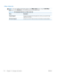 Page 192Other Links list
NOTE:You can configure which items appear in the  Other Links list by using the  Edit Other
Links  menu on the  General tab. The following items are the default links.
Table 10-7   HP Embedded Web Server Other Links list
Menu Description
Product Support Connects to the support site for the product, from which you can search for help
regarding various topics.
HP Instant Support Connects you to the HP Web site to help you find solutions to product problems.
174 Chapter 10   Manage and...