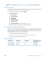 Page 175NOTE:In the United States, see www.hp.com/go/paper  for a complete list of HP brand paper.
Set the duplex alignment
For documents that are printed on both sides, such as  brochures, set the registration for the tray before
printing to ensure that the front and back of the page are aligned.
1. At the product control panel, press the Home 
 button.
2. Open the following menus:
a. Administration
b. General Settings
c. Print Quality
d. Image Registration
e. Adjust Tray 
3. Select the  Print Test Page  item,...