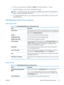 Page 1893.Use the up arrow button  to highlight the  Print item, and then press the  OK button.
4. Locate the IP address or host name on the HP Jetdirect page.
NOTE: Mac OS X users can also use the Bonjour (m DNS) name located on the configuration
page to access the Embedded Web Server.
5. In a supported Web browser on your computer, type the product IP address or host name in the
address/URL field.
HP Embedded Web Server features
Information tab
Table 10-2   HP Embedded Web Server Information tab
Menu...