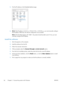 Page 845.Find the IP address on the Embedded Jetdirect page.
Jetdirect PageHP Color LaserJet
Page 1
6.IPv4 : If the IP address is 0.0.0.0, or 192.0.0.192, or 169.254.x.x, you must manually configure
the IP address. Otherwise, the netw ork configuration was successful.
IPv6 : If the IP address begins with fe80:, the prod uct should be able to print. If not, you must
manually configure the IP address.
Install the software
1. Quit all programs on the computer.
2. Install the software from the CD.
3. Follow the...