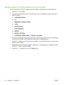 Page 80Manually configure IPv4 TCP/IP parameters from the control panel
Use the control-panel menus to manually set an IPv4 address, subnet mask, and default gateway.
1.Press the  Menu button 
.
2. Open each of the following menus. Press the down arrow 
 to highlight it and then press the  OK
button to select it.
a. CONFIGURE DEVICE
b. I/O
c. EMBEDDED JETDIRECT MENU
d. TCP/IP
e. IPV4 SETTINGS
f. CONFIG METHOD
g. MANUAL
h. MANUAL SETTINGS
i. IP ADDRESS , SUBNET MASK , or DEFAULT GATEWAY
3. Use the numeric...