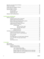 Page 6Select the correct printer driver for Windows ..................................................................................... 45
Priority for print settings ................................................................................................... ................... 46
Change printer-driver settings for Windows .................................................................................... ... 47
Remove software for Windows...