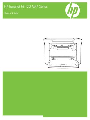 Page 1HP LaserJet M1120 MFP Series
User Guide
 