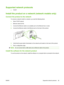 Page 39Supported network protocols
●TCP/IP
Install the product on a network (network models only)
Connect the product to the network
To connect a network model to a network, you need the following items:
●Wired TCP/IP network
●Ethernet cable (RJ-45)
1.Connect the Ethernet cable to an available port on the Ethernet hub or router.
2.Connect the Ethernet cable to the Ethernet port on the back of the product.
3.Verify that the green light is illuminated on the network port located on the back of the product....