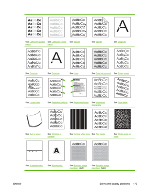 Page 191See Light print (partial
page)
See Light print (entire
page)
See SpecksSee SpecksSee Dropouts
See DropoutsSee Dropouts
A
A
A
A
AB
B
B
B
BC
C
C
C
Ca
a
a
a
ac
c
c
c
cb
b
b
b
b
See LinesSee Gray backgroundSee Toner smear
See Loose tonerSee Repeating defects
Dear Mr. Abhjerhjk,
The dhjhfiuhu if teint hhkjhjnf j us a weue jd, fnk
ksneh vnk kjdfkaakd ss hsjhnckkajhdhf kashfhnduujdn.
Pkshkkhklhlkhkhyufwe4yrh9jjflkln djd skshkshdcnksnjcnal
aksnclnslskjlncsl nas lnslna, ncnsljsjscljckn nsnclknsllj
hwlsdknls nwljs...