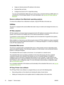 Page 22●Assign an internet protocol (IP) address to the device.
● Download files and fonts.
● Configure the device for IP or AppleTalk printing.
You can use the HP Printer Utility when your devi ce uses a universal serial bus (USB) cable or is
connected to a TCP/IP-based network. For more information, see 
Use the HP Printer Utility for
Macintosh .
Remove software from Macintosh operating systems
To remove the software  from a Macintosh computer, drag  the PPD files to the trash can.
Utilities
The device is...