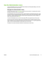 Page 29Use the Administration menu
Use the Administration menu to set up default device behavior and other global settings, such as the
language and the format for date and time.
Navigate the Administration menu
From the Home screen, touch  Administration to open the menu structure. You might need to scroll to
the bottom of the Home screen to see this feature.
The Administration menu has several sub-menus, wh ich are listed on the left side of the screen. Touch
the name of a menu to expand the structure. A plus...