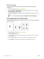 Page 126Print a cover page
You can print a separate cover page for your document that includes a message (such as
“Confidential”).
1.Open the printer driver (see 
Open the printer drivers ).
2. On the  Cover Page  or Paper/Quality  pop-up menu, select whether to print the cover page
Before Document  or After Document .
3. In the  Cover Page Type  pop-up menu, select the message that you want to print on the cover
page.
NOTE To print a blank cover page, select  Standard as the Cover Page Type .
Print multiple...