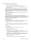 Page 145Perform basic e-mail functions
The device e-mail feature offers the following benefits:
●Sends documents to multiple e-mail addresses, saving time and delivery costs.
● Delivers files in black-and-white or in color. Files can be sent in different file formats that the
recipient can manipulate.
With e-mail, documents are scanned into the device memory and sent to an e-mail address or
multiple addresses as an e-mail attachment. Digital  documents can be sent in several graphics
formats, such as .TFF and...