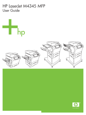 Page 1HP LaserJet M4345 MFP 
User Guide
 