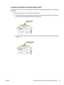 Page 93Load the automatic document feeder (ADF)
Use the ADF to copy, scan, or fax a document that has up to 50 pages (depending on the thickness of
the pages).
1.Load the document face up in the ADF as shown below:
● For letter- and A4-size documents, insert the long edge of the document into the ADF with
the top of the document toward the back of the device.
●
For 
rotated  letter- and A4-size documents, insert the  short edge (the top of the document) into
the ADF.
ENWW Load documents for faxi ng, copying,...