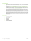 Page 20Environmental features
●Sleep setting saves energy (meets Energy Star® guidelines, Version 1.0 HP LaserJet M9050 MFP
only)
●Firmware updates provide the ability to upgrade the MFP firmware. To download the latest
firmware, go to 
www.hp.com/go/ljm9040mfp_firmware or www.hp.com/go/ljm9050mfp_firmware
and follow the onscreen instructions. To easily send firmware updates to multiple products, use
the HP Web Jetadmin software (go to 
www.hp.com/go/webjetadmin).
●Internal hard disk can be used to store...