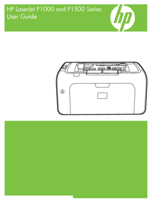 Page 1
HP LaserJet P1000 and P1500 Series
User Guide
 