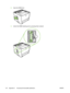 Page 128
2.Open the DIMM door.
3.Unlock the DIMM retaining pins by pressing them outward.
118 Appendix A   Accessory/Consumable addendum ENWW
 