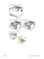 Page 81
18.Close the automatic two-sided path door.
19.Reinstall the print cartridge, and close the print-cartridge door.
20.Plug the printer in to turn it back on.
ENWW Clean the pickup roller (tray 2) 71
 