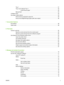 Page 7Tray 1 ................................................................................................................................. 51
Tray 2 and optional Tray 3 ................................................................................................. 52 Load A6-size paper ........................................................................................... 52
Manual feed ......................................................................................................................