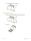 Page 10712.Reconnect the power cord, and turn the product on.
Clean the Tray 2 pickup roller
If the product is having trouble picking up paper from Tray 2, follow these instructions.
1.Turn the product off, disconnect the power cord and wait for the product to cool.
–
1010
20 30
40 50 60 70 80 90
100
0
Celcius °C
2. Remove Tray 2.
ENWW Clean the product 95
 