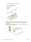 Page 983.Open the DIMM-access door on the left side of the product.
4.Remove the DIMM from the antistatic package.
CAUTION: To reduce the possibility of damage caused by static electricity, always wear an
electrostatic discharge (ESD) wrist strap or touch the surface of the antistatic package before
handling DIMMs.
5. Hold the DIMM by the edges, and align the notches on the DIMM with the DIMM slot. (Check that
the locks on each side of the DIMM slot are open.)
86 Chapter 9   Manage and maintain the product ENWW
 