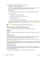 Page 22
The printing system software includes the following components:
● PostScript Printer Description (PPD) files
The PPDs, in combination with the Apple PostSc
ript printer drivers, provide access to device
features. Use the Apple PostScript printer driver that comes with the computer.
● HP Printer Utility
Use the HP Printer Utility 
to set up device features that are not available in the printer driver:
● Name the device.
● Assign the device to a zone on the network.
● Assign an internet protocol (IP)...