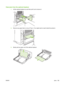 Page 181Clear jams from the optional duplexer 
1.Lift the optional duplexer up and then pull it out to remove it.
2.Remove any paper that is on top of Tray 2. (You might need to reach inside the product.)
3.Slowly pull any paper out of the optional duplexer.
ENWWJams 169
 