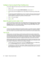 Page 98Configure a tray by using the Paper Handling menu
You can also configure the trays for type and size without a prompt from the product.
1.
Press Menu 
.
2.Press the down arrow 
 to highlight PAPER HANDLING, and then press OK.
3.Press the down arrow 
 to highlight the size or type setting for the desired tray, and then press
OK.
4.Press the down arrow 
 to highlight the size or type. To specify a custom size, first press the down
arrow 
 to highlight the correct unit of measure. Then set the X and Y...