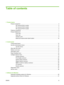 Page 5Table of contents
1  Product basics
Product comparison ............................................................................................................................. 2
HP LaserJet P4014 models ................................................................................................. 2
HP LaserJet P4015 models ................................................................................................. 3
HP LaserJet P4515 models...