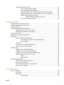 Page 7Configure the network product ........................................................................................... 64
View or change network settings ......................................................................  64
Set or change the network password ................................................................ 64
Manually configure IPv4 TCP/IP parameters from the control panel ................ 65
Manually configure IPv6 TCP/IP parameters from the control panel ................ 66...