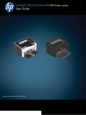 Page 1LASERJET PROFESSIONAL P 1100 P ri n t e r  series 
User Guide
www.hp.com/support/ljp1100series
 