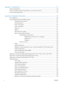 Page 12Appendix C  Specifications ................................................................................................ 117Physical specifications ....................................................................................................... ... 118
Power consumption, electrical specifications, and acoustic emissions .......................................... 118
Environmental specifications .....................................................................................................