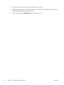 Page 385.Go to the product, and remove any blank paper that is in the tray.
6. Take the printed stack from the output bin, and then  insert the stack printed side down into the tray
with the top edge feeding into the product first.
7. At the computer, click the  Continue button to finish the print job.
24 Chapter 3   Use the product with Mac ENWW
 