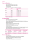 Page 270Copy specifications
•Digital image processing
•Up to 100 copies from original (varies by model)
•Digital zoom: from 25 to 400% (varies by model)
•Fit to page, pre-scan
•Copy speeds vary according to the complexity of the document
Mode
TypeScan resolution
(dpi)1
BestBlackup to 600 x 1200
 Colorup to 600 x 1200
NormalBlackup to 300 x 300
 Colorup to 300 x 300
FastBlackup to 300 x 300
 Colorup to 300 x 300
1 Maximum at 400% scaling.
Fax specifications
•Walk-up black-and-white and color fax capability.
•Up...