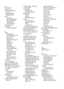 Page 282O
OK button 12
on button 13
one-touch speed dial
buttons 12
operating systems
supported 265
order
paper 255
print cartridges 255
Setup Poster 256
software 256
User Guide 256
out of paper 246
output tray
media supported 61
P
paper
feed fails 147
incompatible types 62
jam 240, 247
jams 68, 127
legal to letter copy 78
load 63
misfeed 247
order 255
out of 246
paper sizes 266
recommended copy
types 74
size incorrect 247
size, set for fax 97
specifications 266
tips 126
type incorrect 247
width incorrect 247...