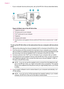 Page 40•If your computer has two phone ports, set up the HP All-in-One as described below.
Figure 4-8 Back view of the HP All-in-One
1Telephone wall jack
2IN phone port on your computer
3OUT phone port on your computer
4Telephone
5Computer with modem
6Use the phone cord supplied in the box with the HP All-in-One to connect to the 1-LINE
port
To set up the HP All-in-One on the same phone line as a computer with two phone
ports
1.Remove the white plug from the port labeled 2-EXT on the back of the HP All-in-One....