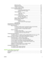 Page 7Monitor the printer................................................................................................67
Administer the printer...........................................................................................67
Configure network settings...................................................................................68
Overview of printer management tools.................................................................................69
Embedded Web...