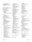 Page 135system requirements 110
overheating of printer 40
ozone-depleting chemicals in
product 122
P
pages per minute (ppm) 111
pages per month (duty cycle) 110
paper. See media
paper-feed problems
troubleshooting 47
PCL 3 support 109
photo media
guidelines 14
sizes supported, tray supporting
16
power
specifications 112
troubleshooting 40
power cord statement 117
PowerSave mode 122
ppm. See pages per month (duty
cycle)
print quality
diagnosing 31
troubleshooting 44
Print quality diagnostic page
printing,...