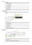 Page 127Ink cartridge door
8Ink cartridges
9Ink cartridge lights
10Printhead lights
11Printheads
12Printhead latch
Control panel
For more information about interpreting control-panel lights, see Control-panel lights
reference.
1Out of paper light
2Door open light
3Paper jam light
4Cancel button
5Resume button and light
Back view
1Power input
2Ethernet network port (available on some models)
Chapter 1
(continued)
8 Get started
 