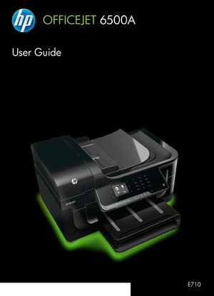 Page 1OFFICEJET 6500A
E710
User Guide
 