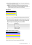 Page 55▲Look at the Ink Level indicators in Line 21. If any of the bar level indicators are low,
you may need to replace that ink cartridge.
NOTE:Ink level warnings and indicators provide estimates for planning
purposes only. When you receive an ink alert message, consider having a
replacement cartridge available to avoid possible printing delays. You do not need
to replace cartridges until print quality becomes unacceptable.
Good color bars
Example of Good Color BarsAll seven bars are solid, sharp-edged, and...