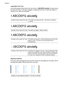 Page 58Large Black Font Text
Look at the large-font text above the color blocks. I ABCDEFG abcdefg The type should
be sharp and clear. If the type is jagged, try aligning the printer. If there are streaks or
smears of ink, clean the printhead.
Example of good Large-Font TypeThe letters are sharp and clear - the printer is operating
correctly.
Example of bad Large-Font TypeThe letters are jagged - align the printer.
Example of bad Large-Font TypeThe letters are smeared - clean the printhead and check if the...