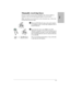 Page 13.........................................................................................................................................
1-9      
        One
Manually receiving faxes
If you’re set up to receive faxes manually (Auto Answer light on 
keypad is off), use the following procedure to receive faxes.
Make sure there are no documents in the document tray, or they may 
be faxed after the next steps.
When the HP OfficeJet rings, pick up the handset 
of a telephone that’s on the same telephone...