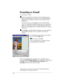 Page 20.........................................................................................................................................
1-16Scanning to Email
To scan directly to email:
Load your original (up to 20 pages) in the document tray, top 
down with the printed side away from you. If the HP OfficeJet 
Manager does not appear on your PC screen, minimize open 
applications.
You must set up your email application as the default MAPI 
client.1
 For information on MAPI setup, refer to your email...