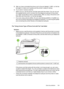 Page 1432.After you have connected the phone cord to the port labeled 1-LINE, run the fax
test again to make sure it passes and the printer is ready for faxing.
3.Try to send or receive a test fax.
• Make sure you use the phone cord that came with the printer. If you do not use
the supplied phone cord to connect from the telephone wall jack to the printer,
you might not be able to send or receive faxes. After you plug in the phone cord
that came with the printer, run the fax test again.
• If you are using a...