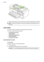 Page 242.Slide the width guides inward until they stop at the left and right edges of the media.
NOTE:Remove all originals from the document feeder tray before lifting the lid on
the printer.
Load media
This section provides instructions for loading media into the printer.
This section contains the following topics:
•
Load standard-size media
•
Load Envelopes
•
Load cards and photo paper
•
Load transparencies
•
Load custom-size media
Load standard-size media
To load media
Use these instructions to load standard...